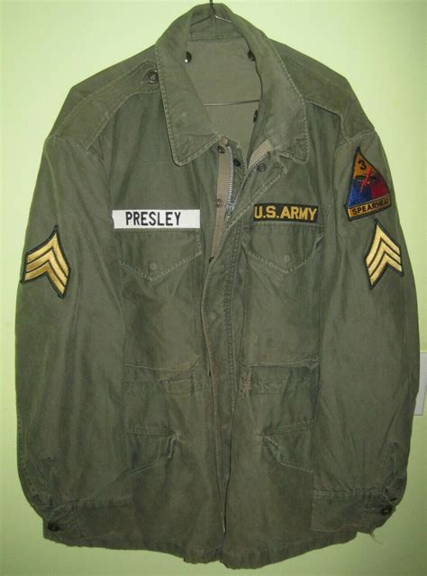 elvis army jacket replica|elvis presley military stadium jacket.